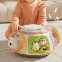 Six-Sided Activity Toy Interactive Music Drum Cube Educational for Infants