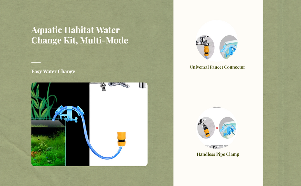 Auto siphon water changer hose kit