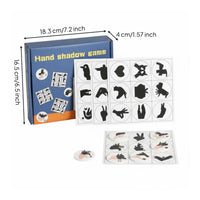 Creature Hand Shadow Cards Cognitive Training Gesture Shadow Brainteaser Cards