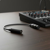 XLR to 1/4 Inch Adapter Stereo Audio Transfer for Recording Studio