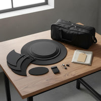 Drum Quiet Practice Kit Easy to Install Quiet Drum Pad Kit Tooleffortless Use
