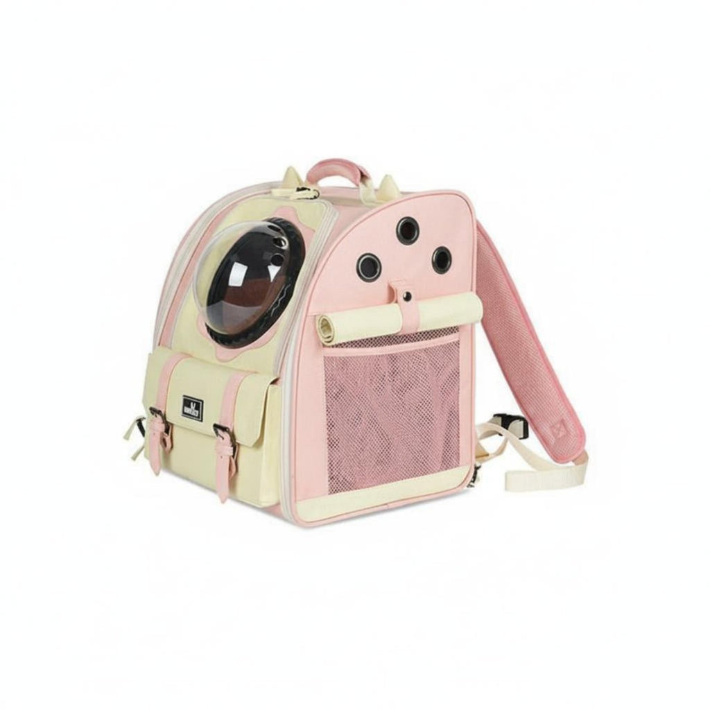 dome viewing portal Cat rearpack Ergonomic Straps Space Capsule Rucksack for Travelers