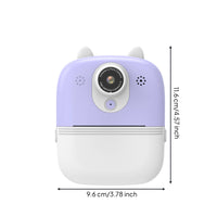 Kids Instant Camera Multifunctional Twin Lens Print Camera Thermal Printing