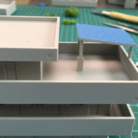 Plastic House Model Easy to Build Miniature Building Scene Collectible