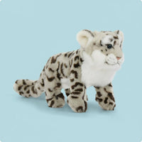 Realistic Arctic Leopard Stuffed Cuddly Arctic Leopard Stuffed