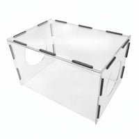 Acrylic Grinding Dust Box High Clarity Acrylic Dust Cover Box Clear Vision