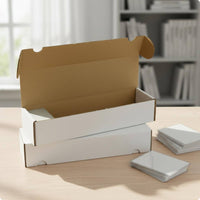 Trading Card Storage Box Large Capacity Corrugated Cardboard Card Box for Gamers