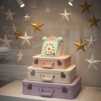 Wooden Rotary Telephone Toy Sleek Edges Retro Wooden Rotating Number Wheel Phone Retro Rotating Number Wheel Phone Toy