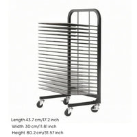 Art Drying Artwork Rounded Handle Art Drying Rack Mobile