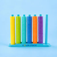 Color Matching Disc Game Plastic Sorting Toy Screenunstructured Play