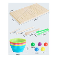 Counting Bead Game Fine Movement Skills Educational Bead Toy Number Learning