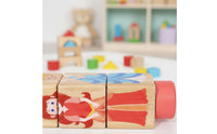 Wooden Creature Cube Brain Teaser Educational Rotating Cube Brain Teaser Safe