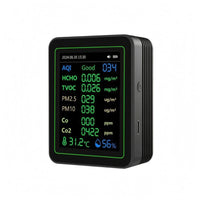 Home Gadget Rechargeable Battery Handheld Air Quality Monitor Rectangular
