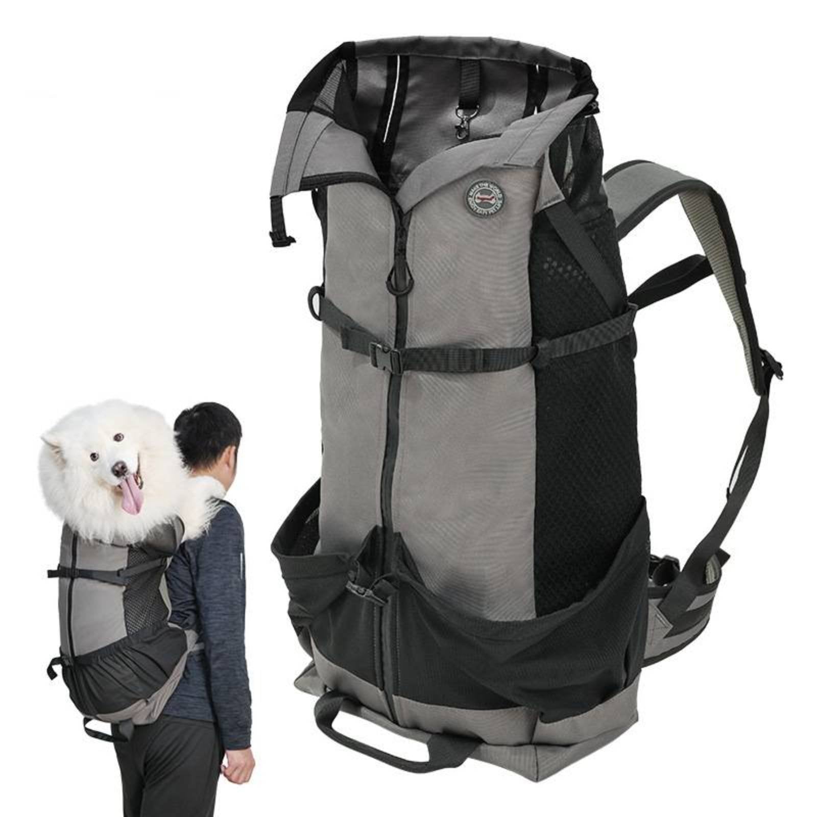 Escape Proof Dog Backpack Multi-Function Large Dog Backpack Carrier Breathable