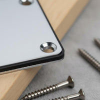 ST Type Guitar Neck Plate Metal Construction for Guitarists