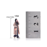 1/64 Scale Woman Figure 3D Printed Tiny People Miniature Scene Figure Highly