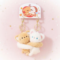 Hugging Animals Keychain Lightweight and Portable Soft Creature Keychain