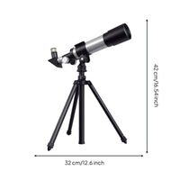 Kids Telescope Crystal Clear Childrens Telescope Kit Easy to Use Astronomy Activity Set for Students, Outdoor