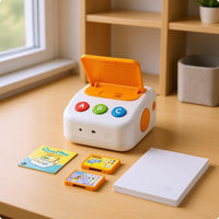 Card-Based Learning Toy Compact Educational Device Light Bar for Desk Play