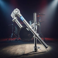 Pipe-Design Tom Stand Double Memory Lock Instrument Hardware Die-Cast