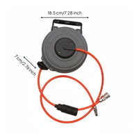 Retractable Air Hose Reel Shock Resistant ABS Mini Pneumatic Hose Reel