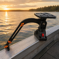 360 Degree Depth Sounder Mount Stable Transducer Bracket Long-Lasting Build