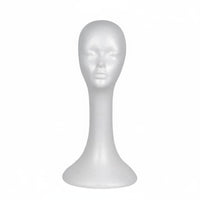 Foam Mannequin Head Stable Base Hairpiece Holder Head for Salon