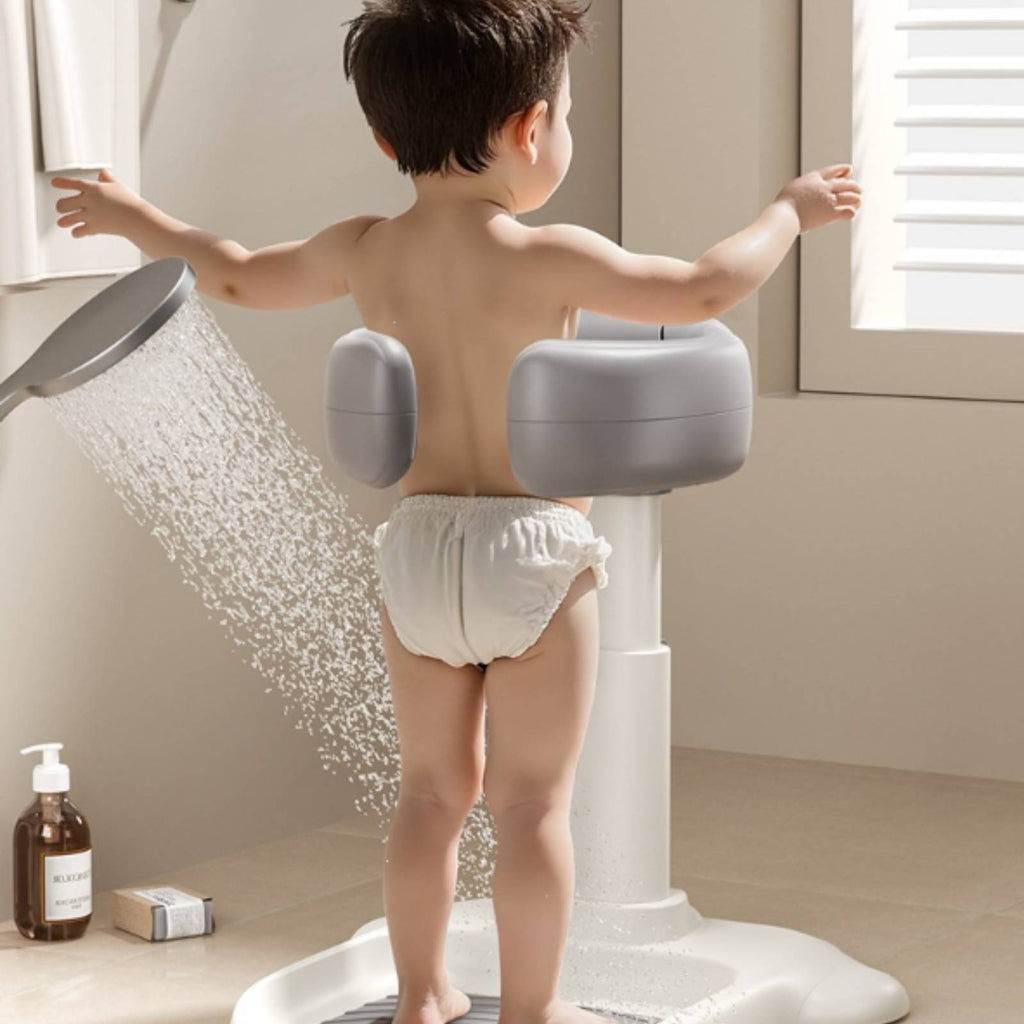 Standing Bath Support Rack Stable Base Baby Bath Stand Hose Clip for Children