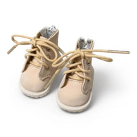 Doll Ankle Boots Ribbed Sole Miniature Footwear Realistic Design