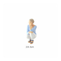 Miniature Campsite Figures High Intricacy Mini Camping Dolls Realistic Details