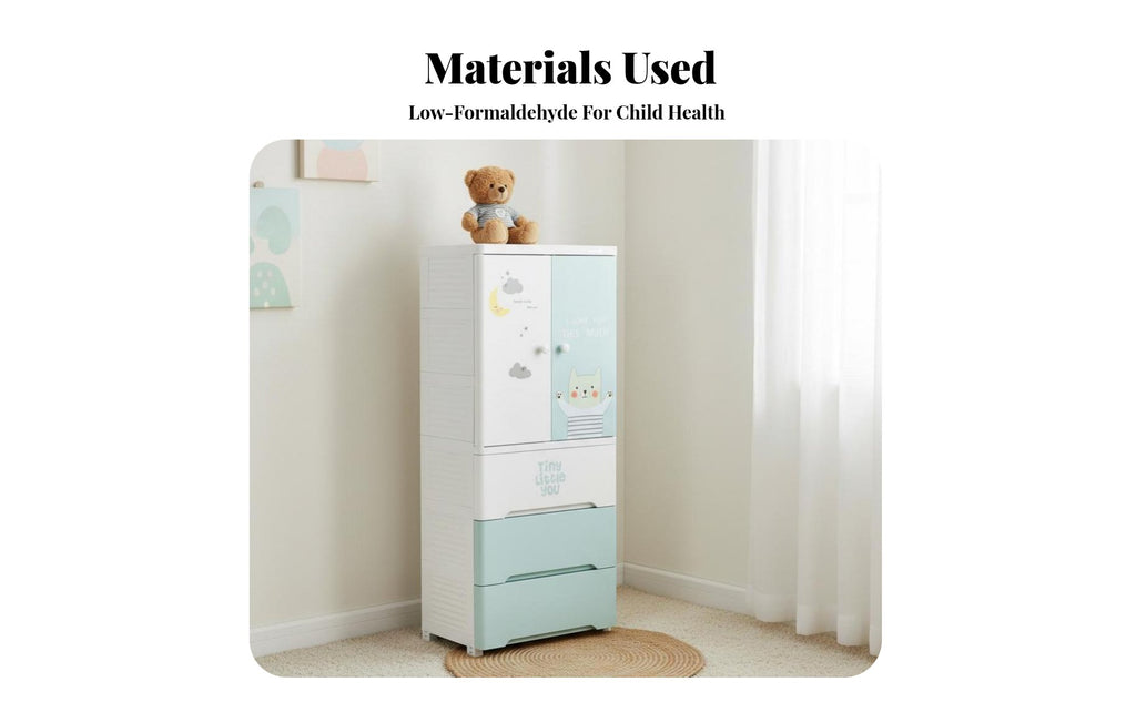 configurable Cube Organizer Large Capacity Storage Cabinet Easy Assembly for Toddlers