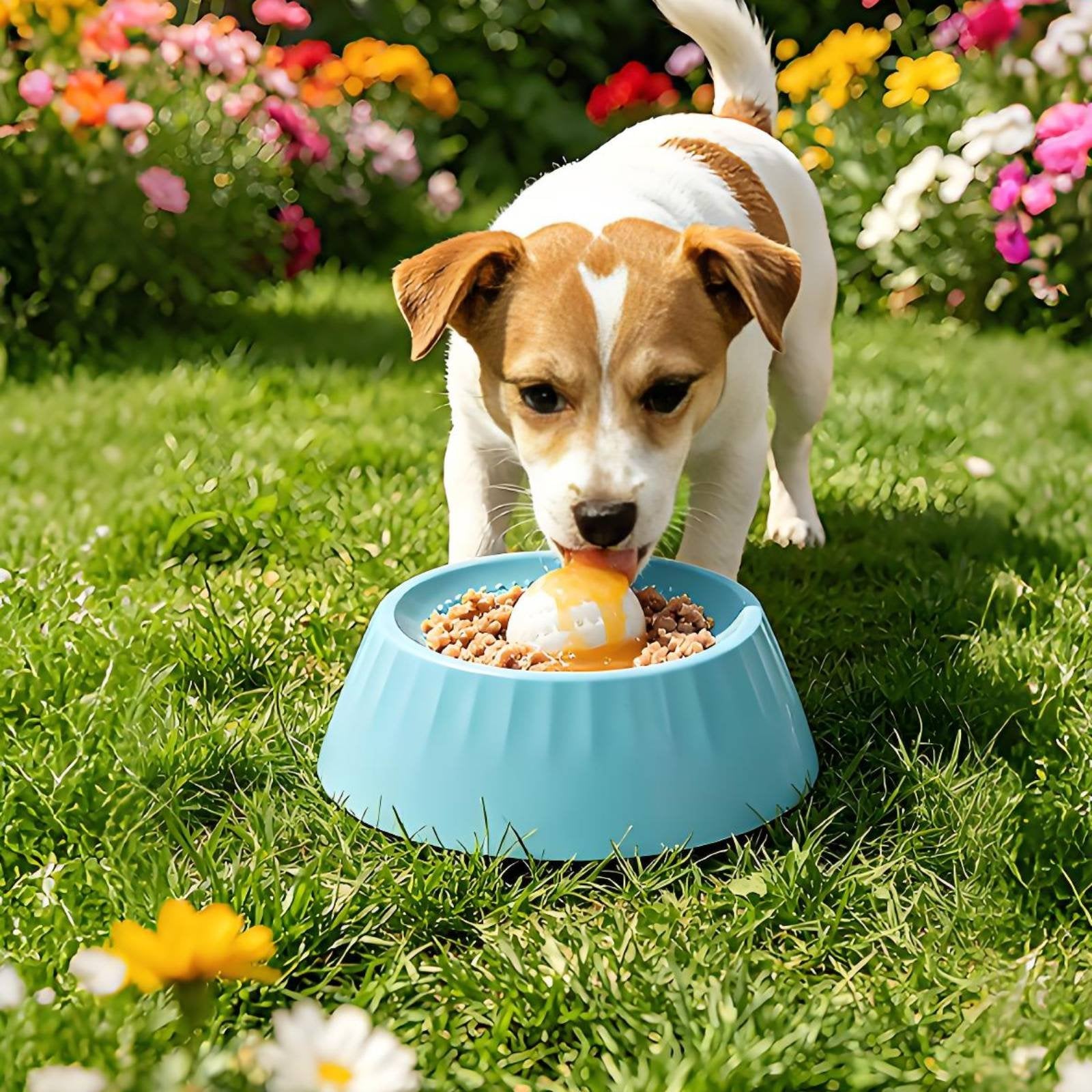 Anti Spill Pet Bowl Splash-Proof Slow Drink Pet Bowl Non-Slip for Home, Cats
