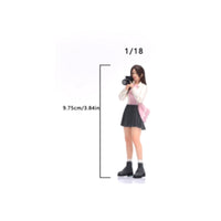 1/18 Scale Figure Facial Features Handmade Resin Figure Photography Prop 1/18 Scale Figurine for Display
