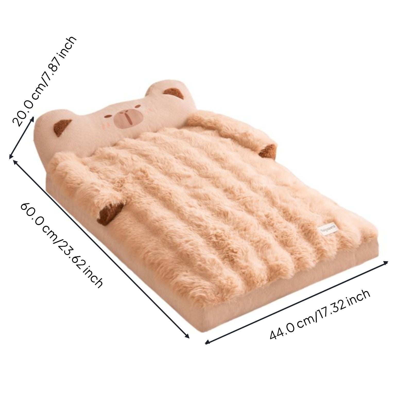 Cat bed with washable cover