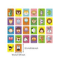 Creature Mask Flash Cards Colorful Design Creature Letter Set Cards Sturdy