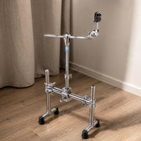 Half Cymbal Stand 19 Mm Tube Chrome Cymbal Stand Black Felt Tip