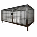 SturdyDuty Bar Enclosure Easy to Clean Dog Kennel Large Space Rust-Resistant for Chicken Keepers, Breeders, Kennels, Outsidedoor