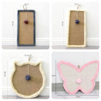Cat Claw Scratch Pad Punch Installation Cat Scratching Mat Multi-Use Scratch Pad for Indoor Cats