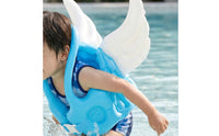 Winged Swim Vest Front Buckle Inflatable Swim Vest Padded for Swimming