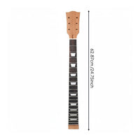 Electric Guitar Neck Two-Directional Support Rod 22 Fret Guitar Neck 42mm Nut Width for Luthiers, Replacement Build