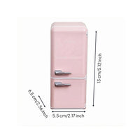 Dollhouse Refrigerator Freestanding Miniature Refrigerator Realistic