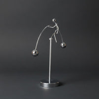 Metal Balancing Man Toy No Batteries Required Newton's Cradle Replacement