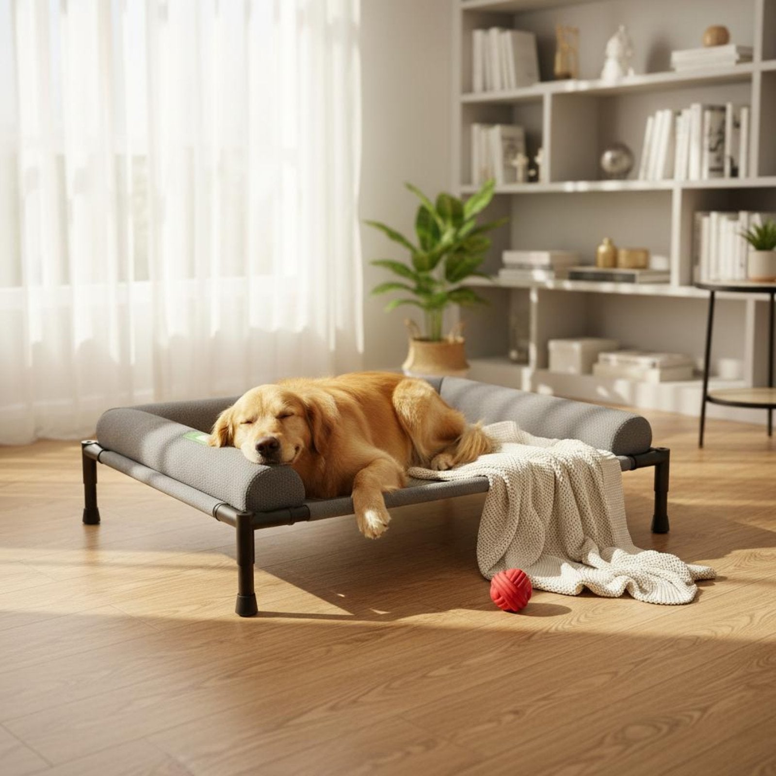 Elevated Dog Bed Easy to Clean Dog Camping Bed Waterproof for Indoor