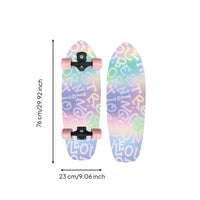 30 Inch Land Surfboard Beginner Friendly No Pedal Skateboard Easy Turning