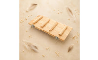 3 Pieces Bird Cage Accessory Set Wooden Bird Swing Easy to Install Parrot Climbing Ladder for Parrots