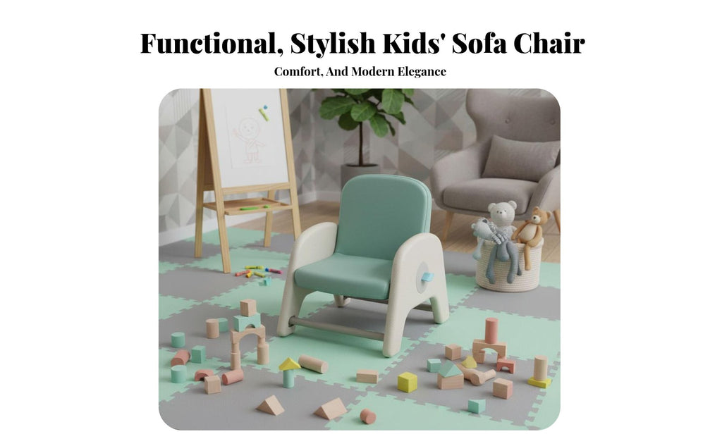 Height-Adjustable Toddler Chair Rounded Corners children's Furniture for Infants