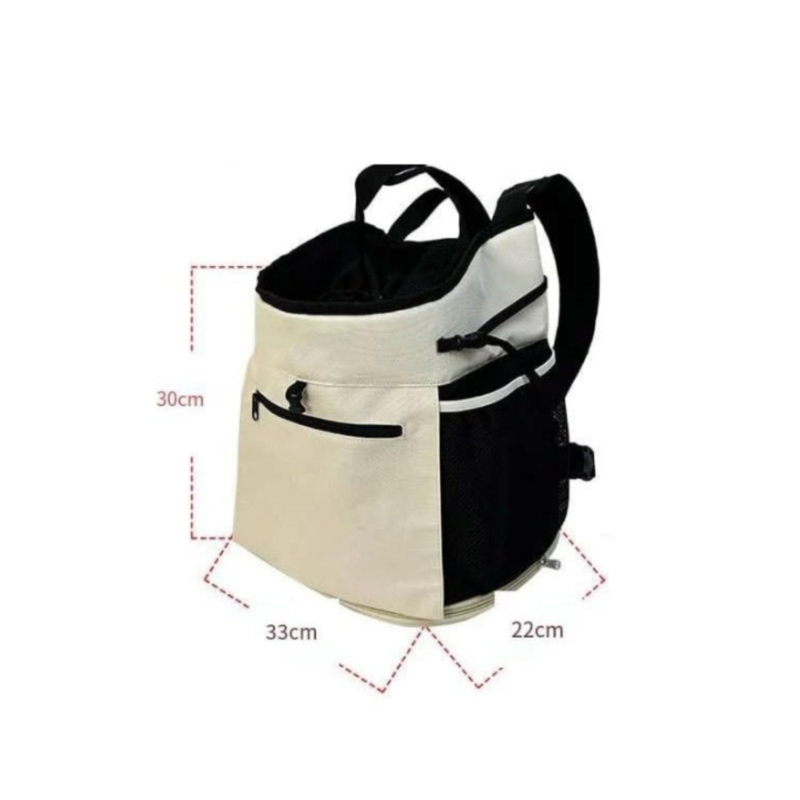 Mesh Pet Backpack Top Handles Backpack Pet Carrier Lightweight for Small Pets
