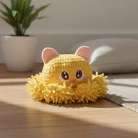 Shaggy Tentacled Stuffed Dangling Tentacles Stuffed Creature Yellow