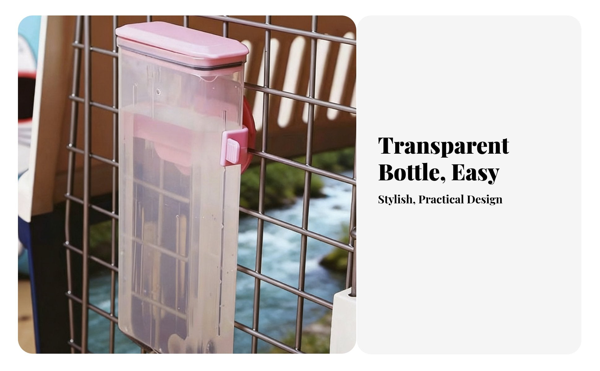 Hanging rolling ball Bottle on-the-during journeysconvenient animal watererer spill-resistant for on-the-during journeysers