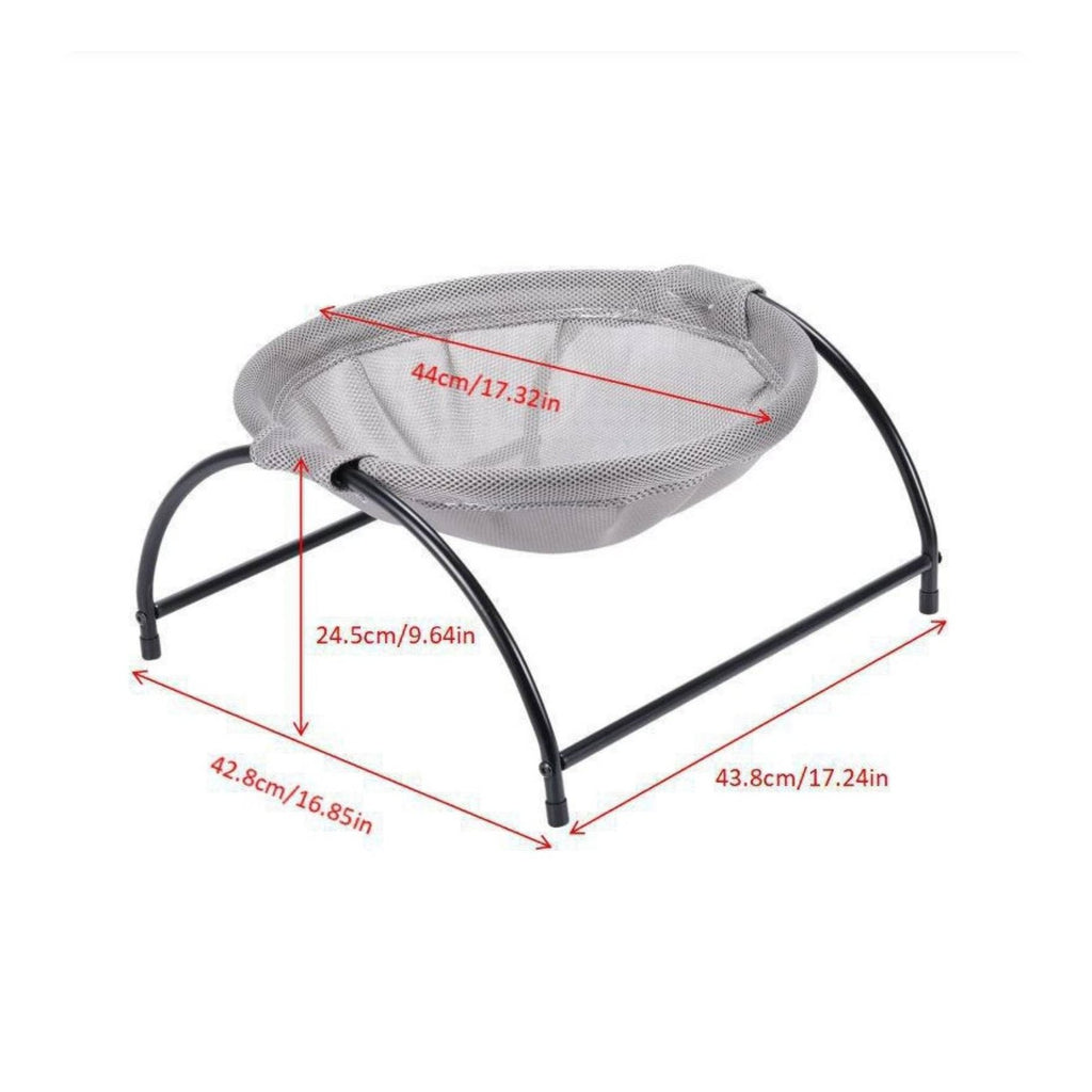 Breathable Mesh Feline Bed Removable Washable Cover Pet Sling Bed Year-Round Use